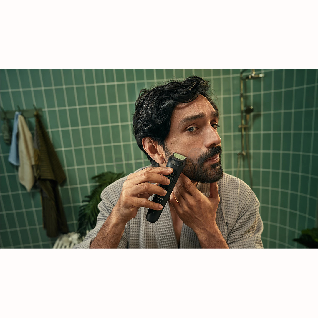 Philips All-in-One Trimmer 3000 Series, 9 viename, juoda - Plaukų kirpimo mašinėlė