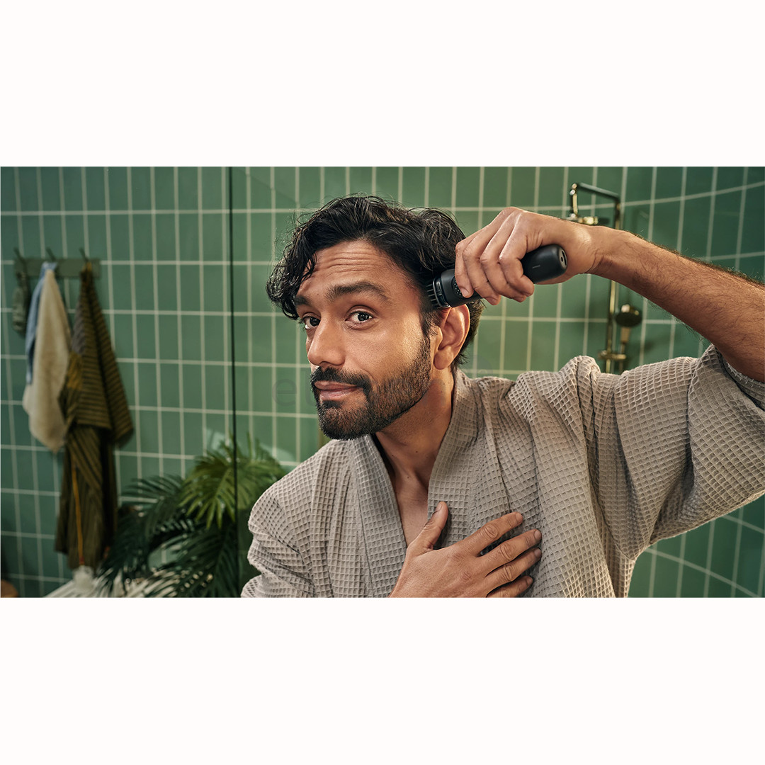 Philips All-in-One Trimmer 3000 Series, 9 viename, juoda - Plaukų kirpimo mašinėlė