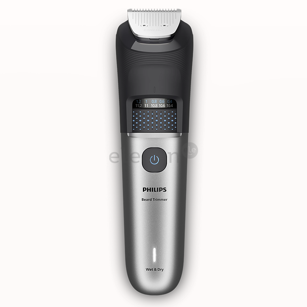 Philips Beard Trimmer 7000, черный/серый - Триммер для бороды