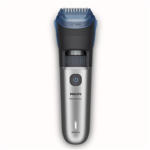 Philips Beard Trimmer 7000, черный/серый - Триммер для бороды