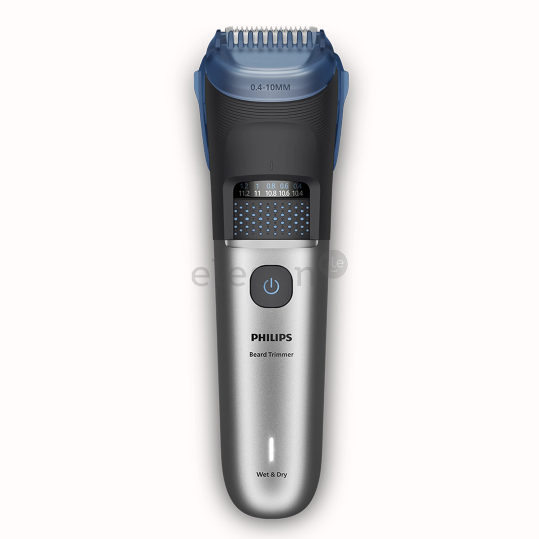 Philips Beard Trimmer 7000, juoda/pilka - Barzdos kirpimo mašinėlė
