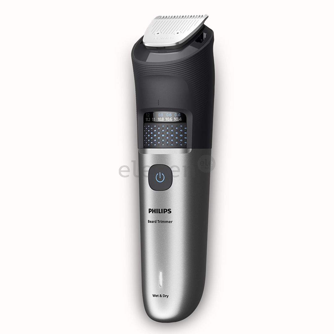 Philips Beard Trimmer 7000, черный/серый - Триммер для бороды