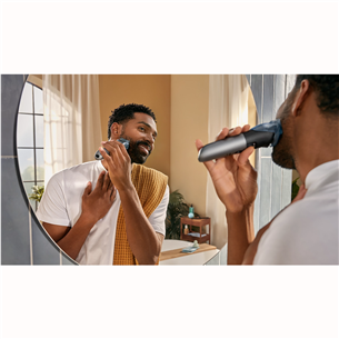Philips Beard Trimmer 7000, черный/серый - Триммер для бороды