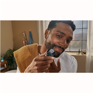 Philips Beard Trimmer 7000, черный/серый - Триммер для бороды