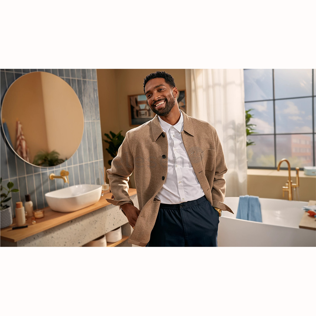 Philips Beard Trimmer 7000, juoda/pilka - Barzdos kirpimo mašinėlė