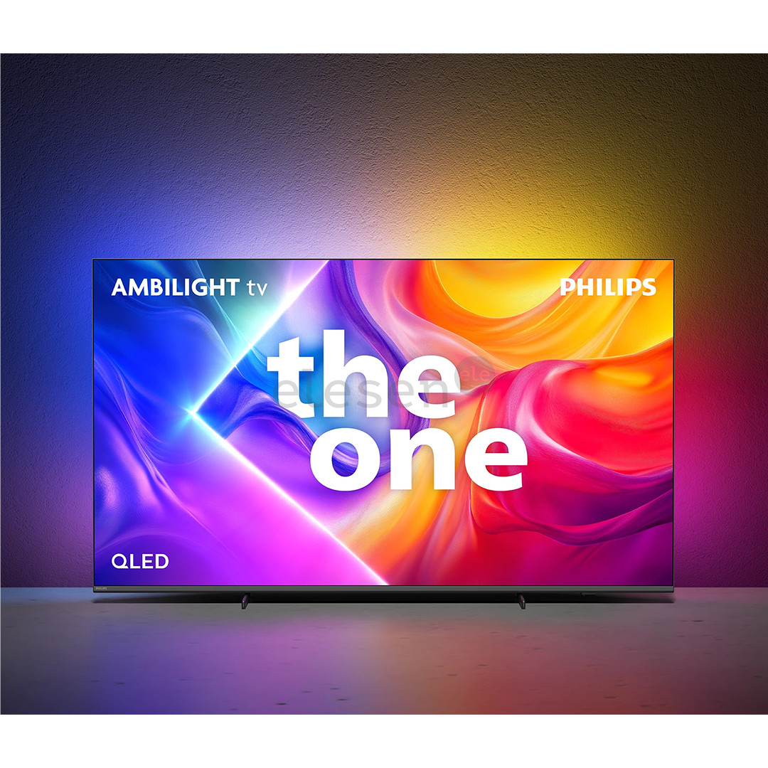 Philips The One PUS9010, 85'', 4K UHD, QLED, juodas - Televizorius