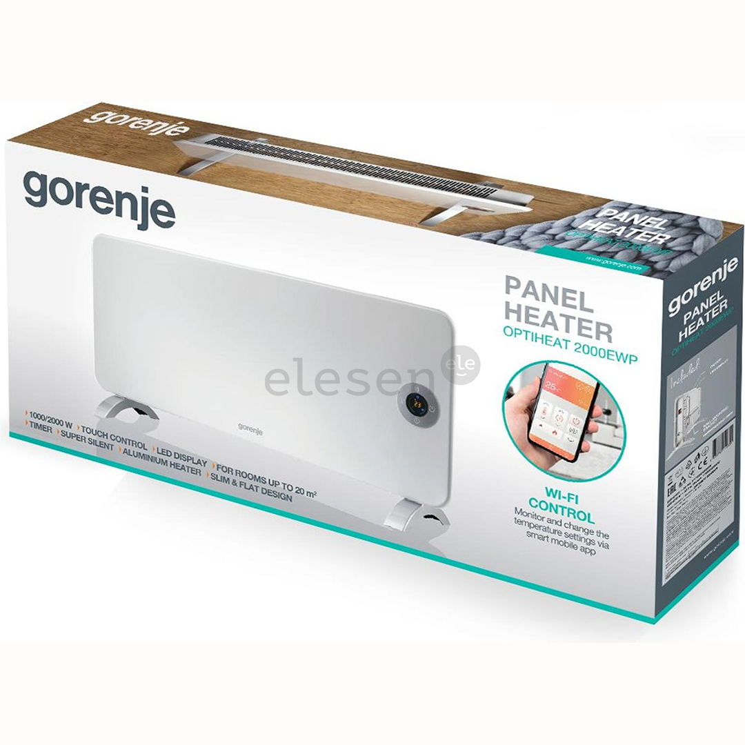 Gorenje OPTIHEAT 2000EWP, 2000 Вт, белый - Термовентилятор