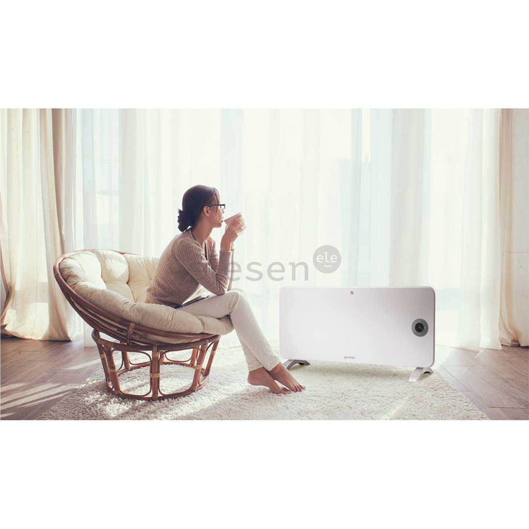 Gorenje OPTIHEAT 2000EWP, 2000 W, white - Heater