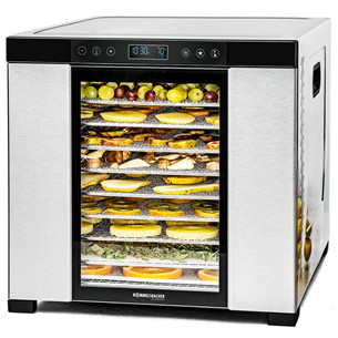 Rommelsbacher, 1000 W, nerūdijančio plieno/juoda - Maisto džiovyklė DA1050