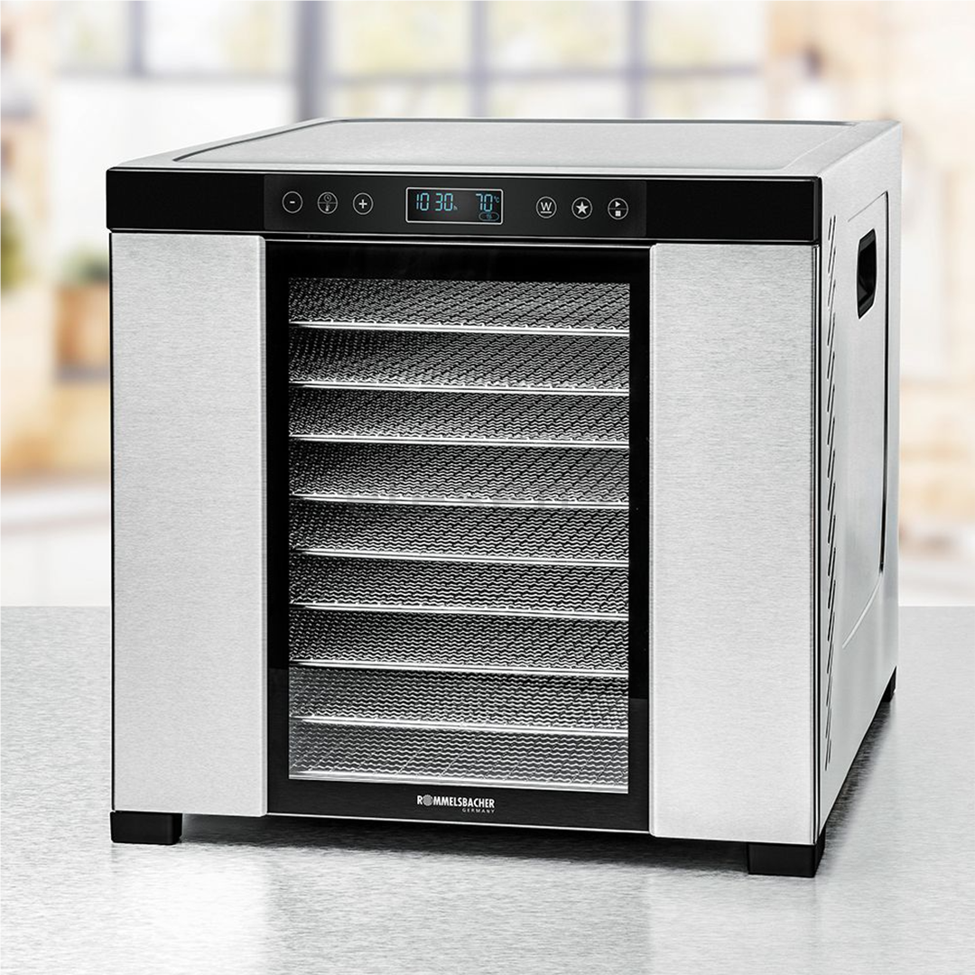 Rommelsbacher, 1000 W, stainless steel/black - Dehydrator