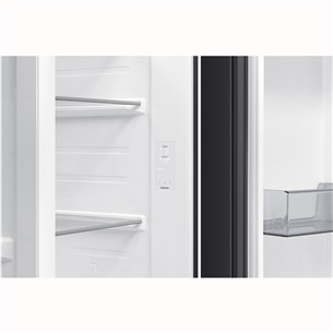 Samsung, NoFrost, 635 L, aukštis 179 cm, juodas - SBS Šaldytuvas