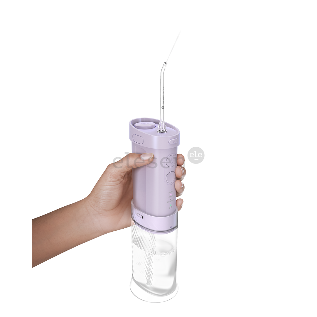 Philips Sonicare Compact Flosser 1000, violetinis - Irigatorius