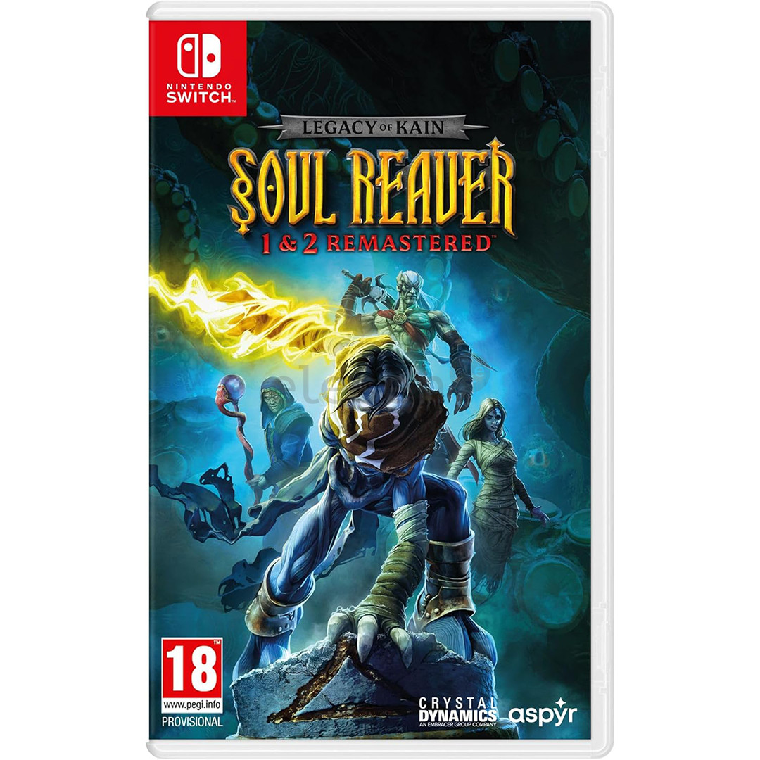 Legacy of Kain: Soul Reaver 1 & 2 Remastered, Nintendo Switch - Žaidimas
