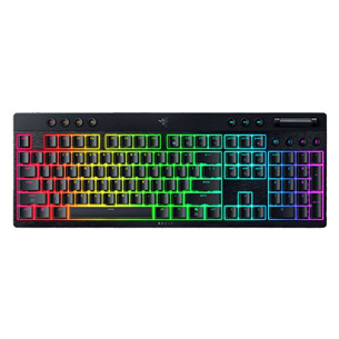 Razer BlackWidow V4 Low-Profile HyperSpeed, clicky, US, черный - Беспроводная клавиатура