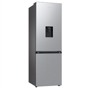 Samsung SmartThings AI Energy, No Frost, 341 L, aukštis 186 cm, sidabro spalvos - Šaldytuvas