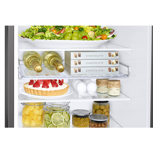 Samsung SmartThings AI Energy, No Frost, 341 L, aukštis 186 cm, sidabro spalvos - Šaldytuvas