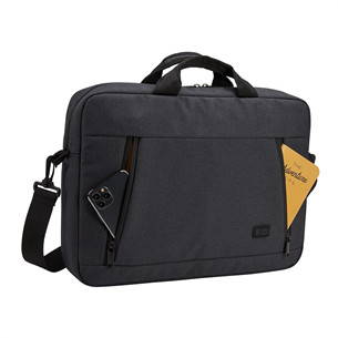 Case Logic Huxton Attaché, 16", juodas - Nešiojamo kompiuterio krepšys