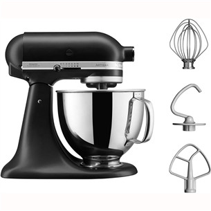 KitchenAid Artisan, 4,8 L, juodas - Virtuvinis kombainas
