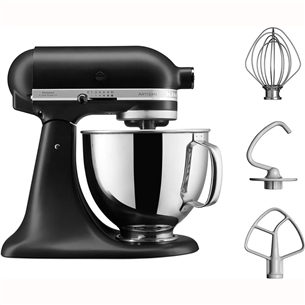 KitchenAid Artisan, 4.8 L, matte black - Mixer 5KSM125EBM