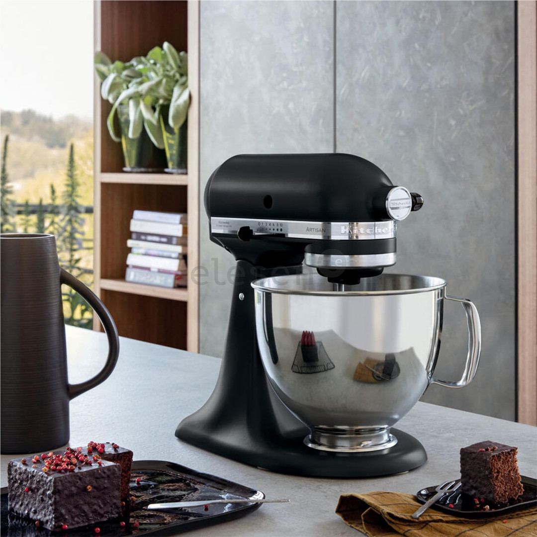 KitchenAid Artisan, 4.8 л, матовый черный - Настольный миксер
