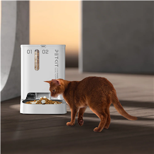 Petkit YumShare Dual-hopper, balta - Automatinė šėrykla su kamera