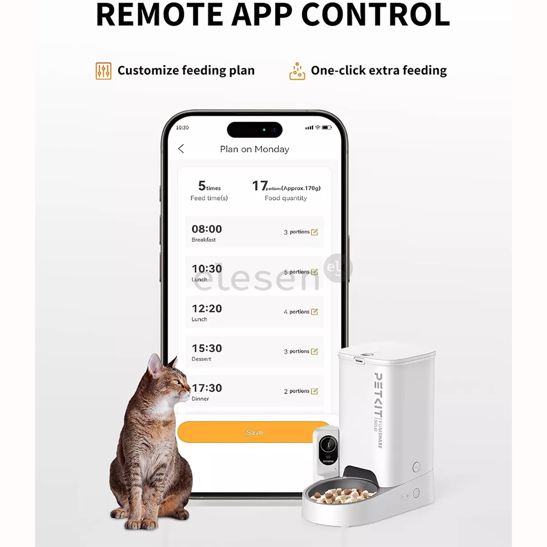 Petkit YumShare Solo, balta - Automatinė šėrykla su kamera