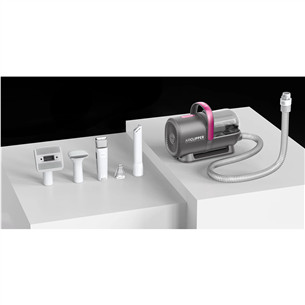 Petkit FurWaker 5-in-1 (AirClipper), su siurbliu, baltas/pilkas - Gyvūnų priežiūros įrenginys