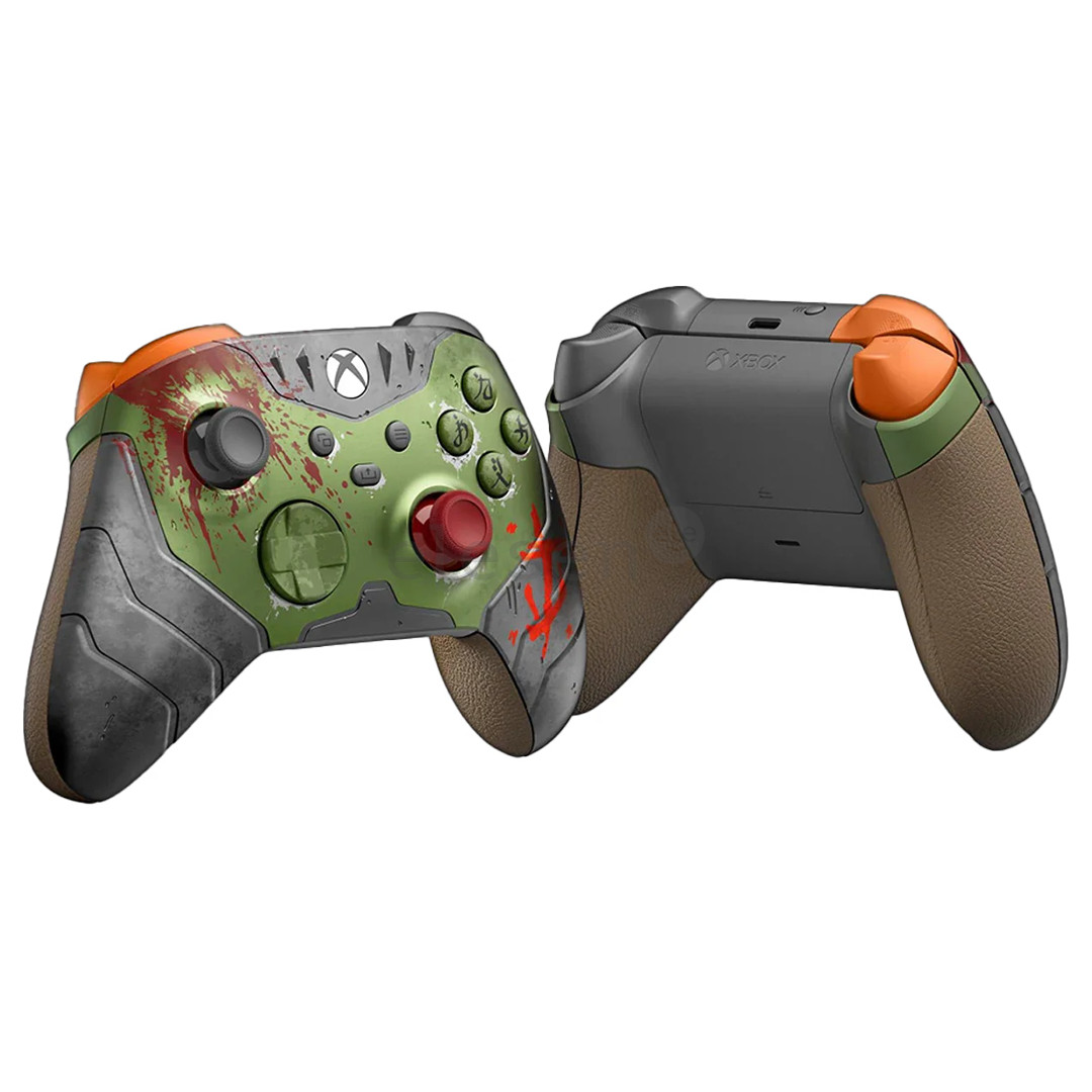 Microsoft Xbox Wireless Controller Doom Limited Edition, Xbox Series X/S, зеленый - Беспроводной геймпад