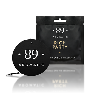 Aromatic89, Rich Party - Hanging paper air freshener 4779044093878