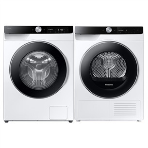 Samsung, 9 kg + 9 kg - Washing machine + Clothes Dryer WW90DG6U85LKU+DV90DG