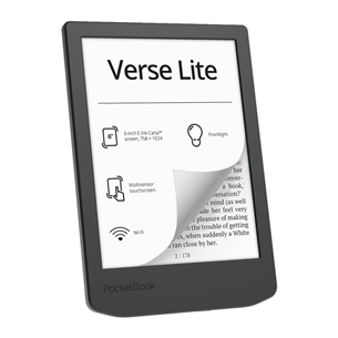 PocketBook 619 Verse Lite, 6'', tamsiai pilka - Elektroninė skaityklė