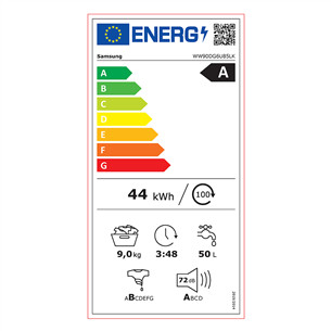 Samsung, 9 kg + 9 kg - Skalbimo mašina su džiovykle
