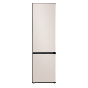 Samsung BeSpoke, 390 L, aukštis 203 cm, 390 L, smėlio spalvos - Šaldytuvas RB38C7B5D39/EF