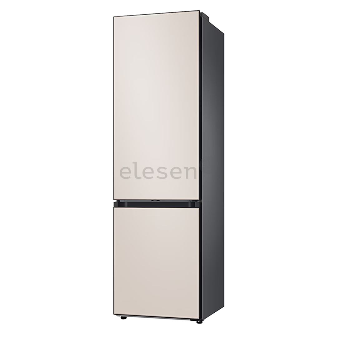 Samsung BeSpoke, 390 L, aukštis 203 cm, 390 L, smėlio spalvos - Šaldytuvas