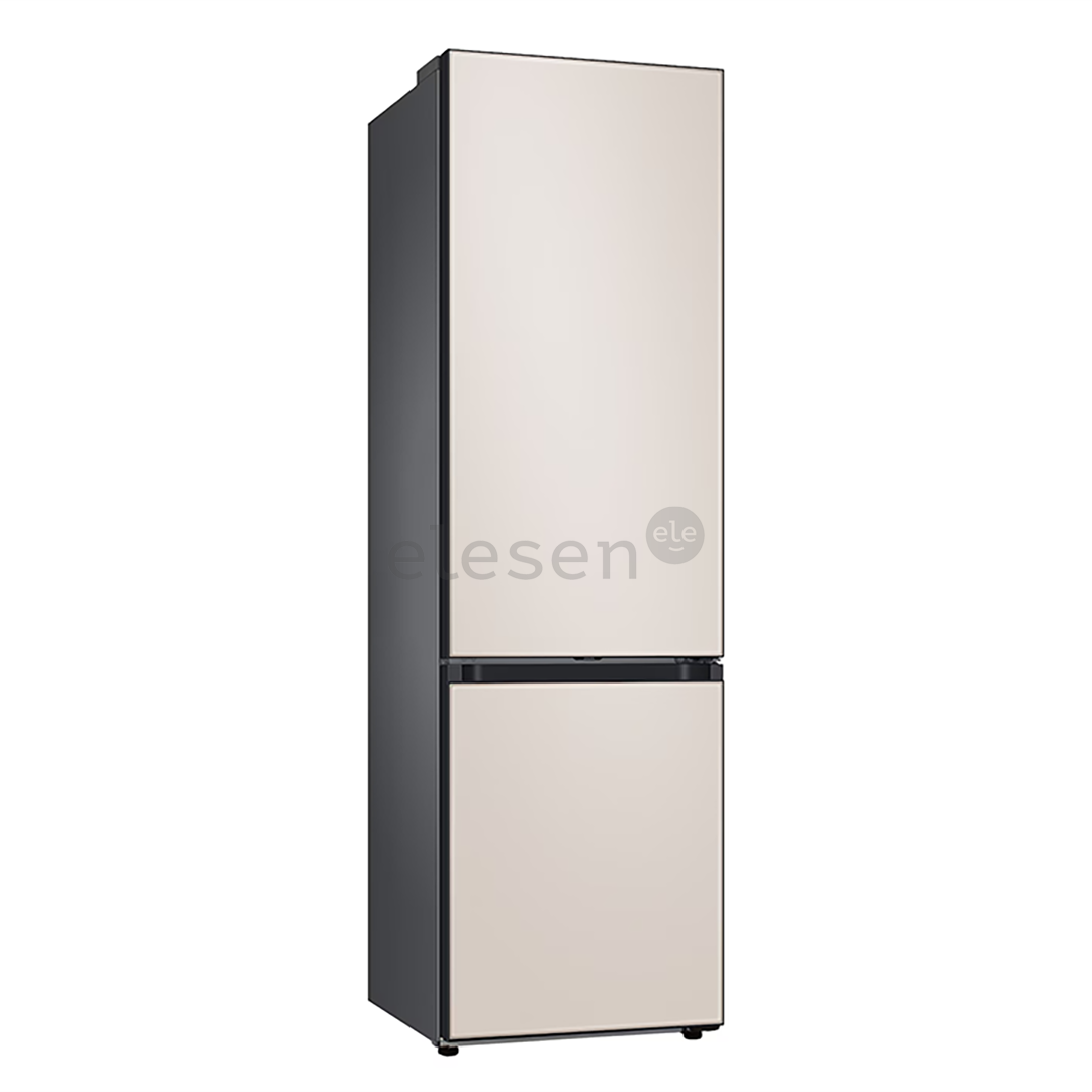 Samsung BeSpoke, 390 L, aukštis 203 cm, 390 L, smėlio spalvos - Šaldytuvas