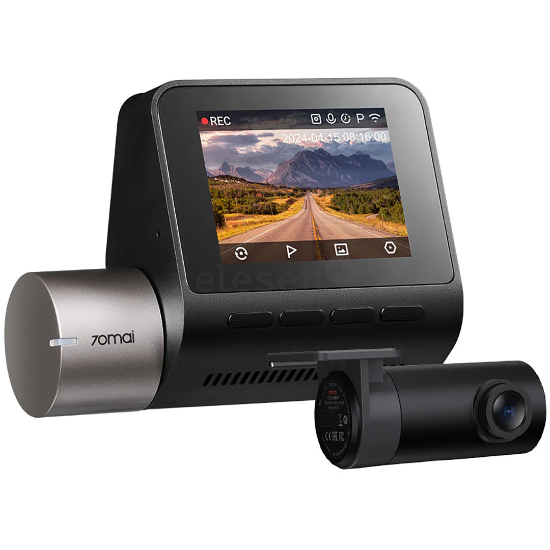 70mai Dash Cam A510 and RC11 Rear Cam, juodas - Vaizdo registratorius