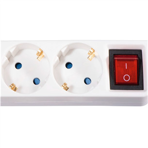 Hama Power Strip, 3-way, 1,4 m, white - Power strip