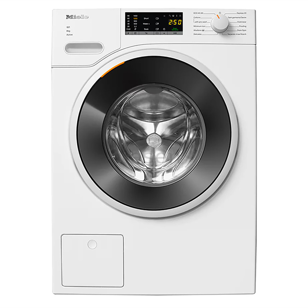 Miele W1 Active, 8 kg, gylis 64,3 cm, 1400 aps./min. - Skalbimo mašina