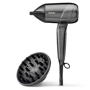 BaByliss Titanium Shine, 1600 W, pilkas - Plaukų džiovintuvas