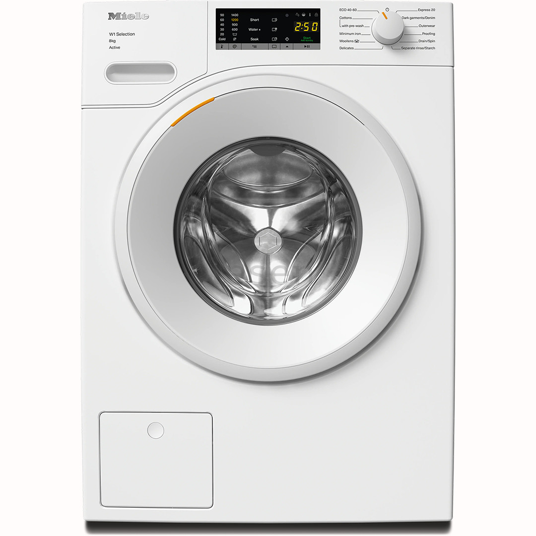 Miele W1 Selection Active, 8 kg, gylis 64,3 cm, 1400 aps./min. - Skalbimo mašina
