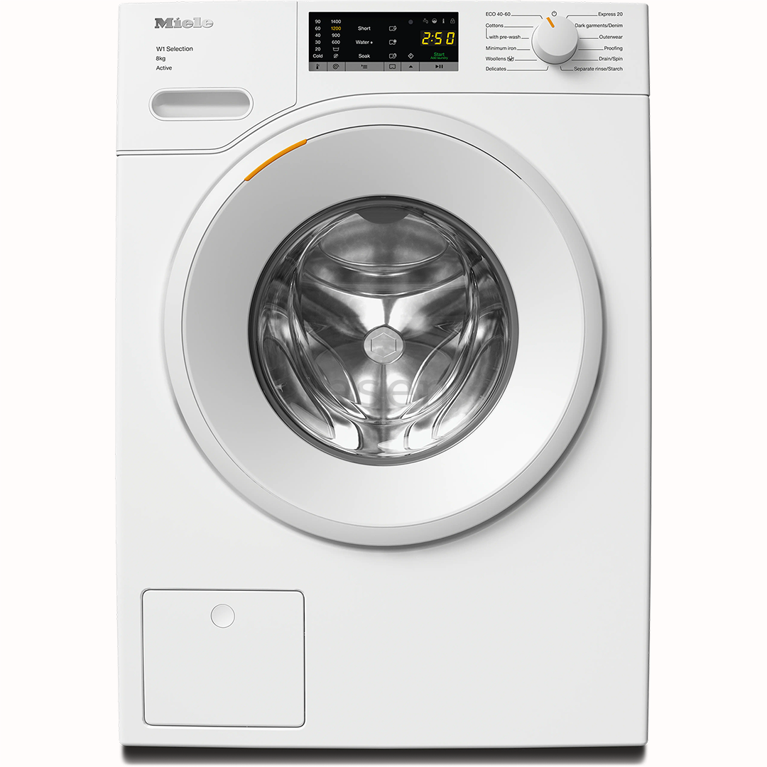 Miele W1 Selection Active, 8 кг, глубина 64,3 см, 1400 об/мин - Стиральная машина с передней загрузкой
