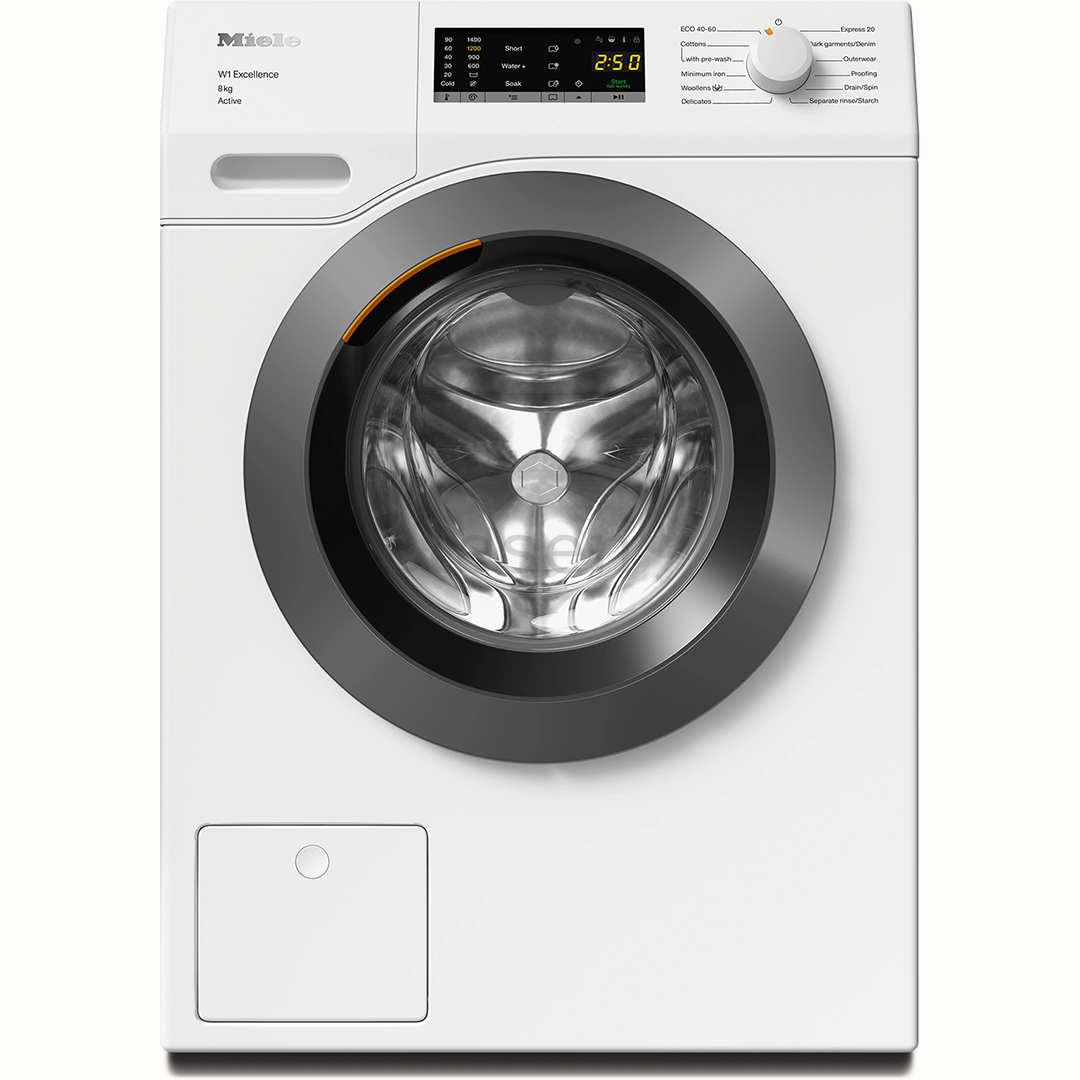 Miele W1 Excellence Active, 8 кг, глубина 60 см, 1400 об/мин - Стиральная машина с передней загрузкой