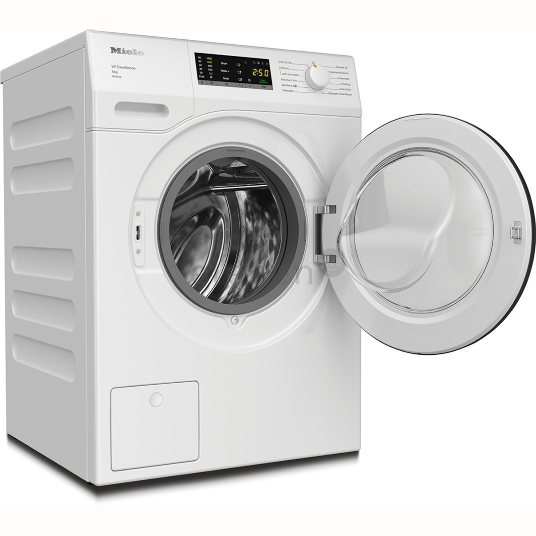 Miele W1 Excellence Active, 8 kg, gylis 60 cm, 1400 aps./min. - Skalbimo mašina