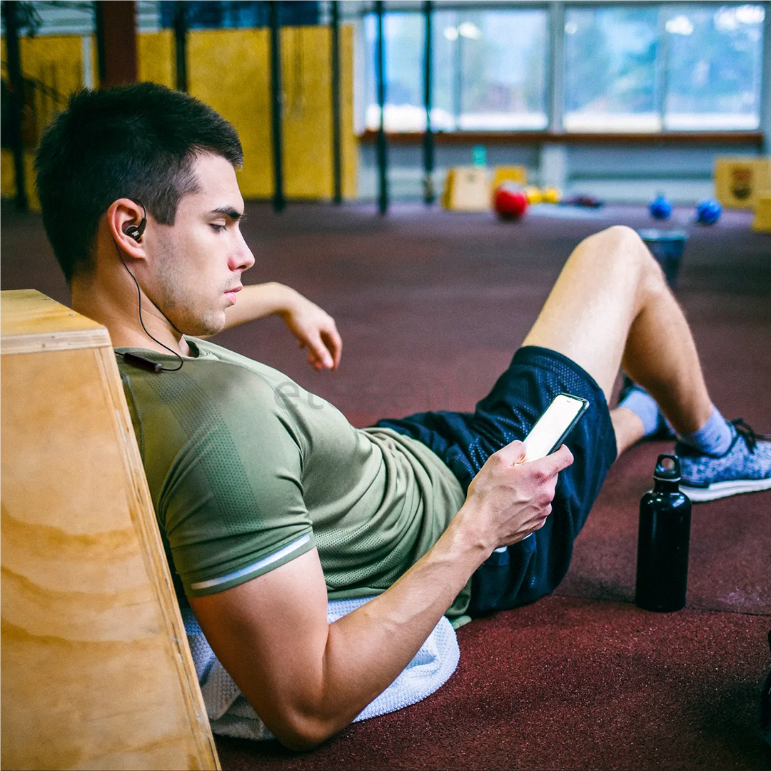 JBL Endurance Run 3, juodos - Belaidės ausinės