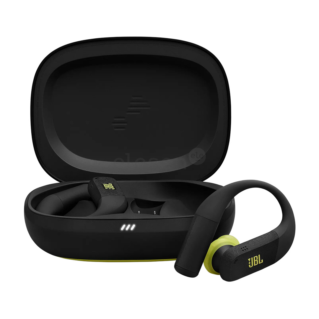 JBL Endurance Peak 4, black / lime - Belaidės sportinės ausinės