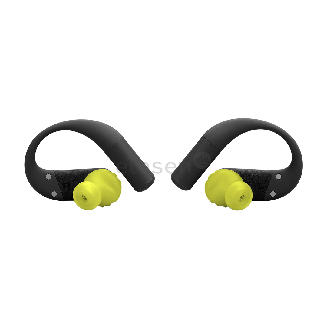 JBL Endurance Peak 4, black / lime - Belaidės sportinės ausinės