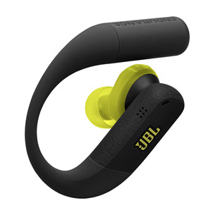 JBL Endurance Peak 4, black / lime - Belaidės sportinės ausinės