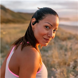 JBL Endurance Peak 4, black / lime - Belaidės sportinės ausinės