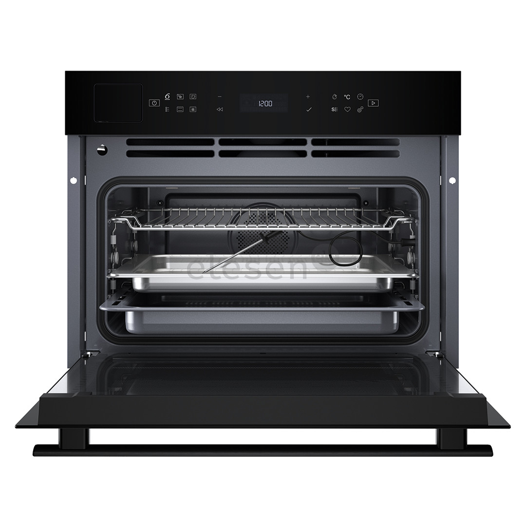 Whirlpool, 48 L, black - Built-in oven