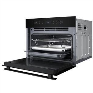 Whirlpool, 48 L, black - Built-in oven